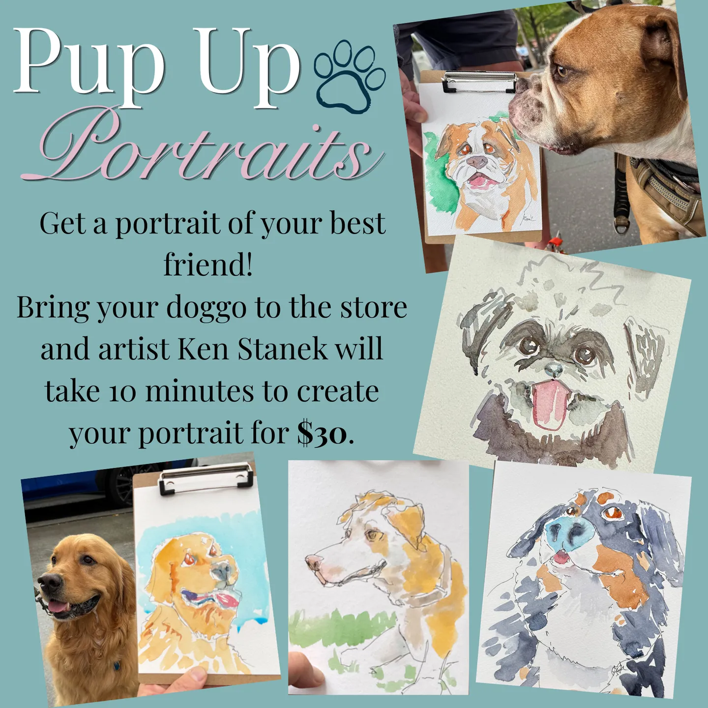 Image of Local Pet Event Pup Up Pet Portraits! Nearby