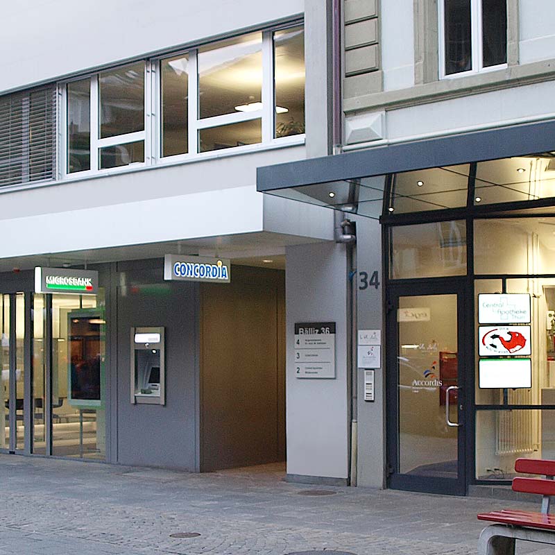 Augenarzt Dr. med. Martin Hablützel, Bälliz 36 in Thun