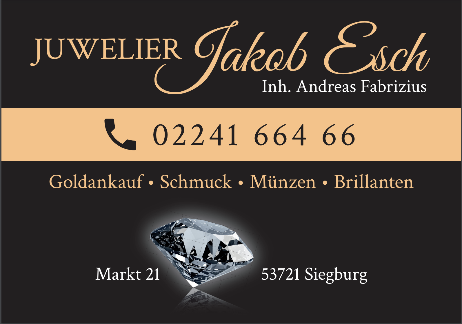 Kundenbild groß 1 Juwelier Jakob Esch Inhaber Andreas Fabrizius