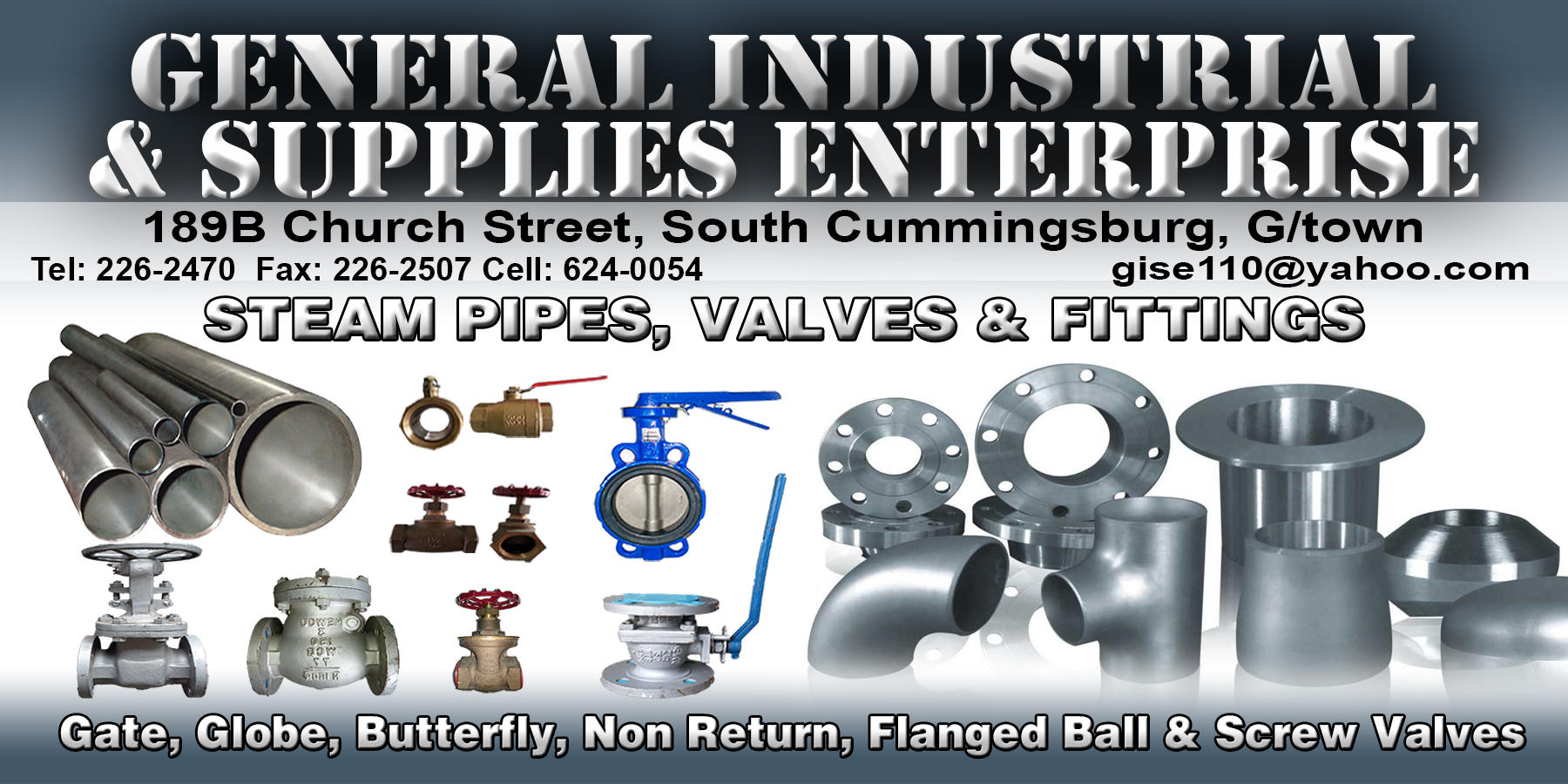 General Industrial & Supplies Enterprise - Hardware Store - Georgetown - 226 2470 Guyana | ShowMeLocal.com