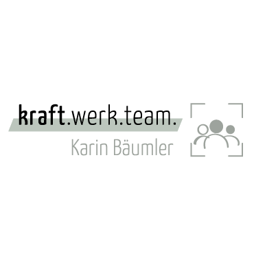 Karin Bäumler kraft.werk.team. Logo