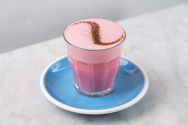 Coffee Addict • Pink & Blue Lattes Are Served At This London Coffee Shop