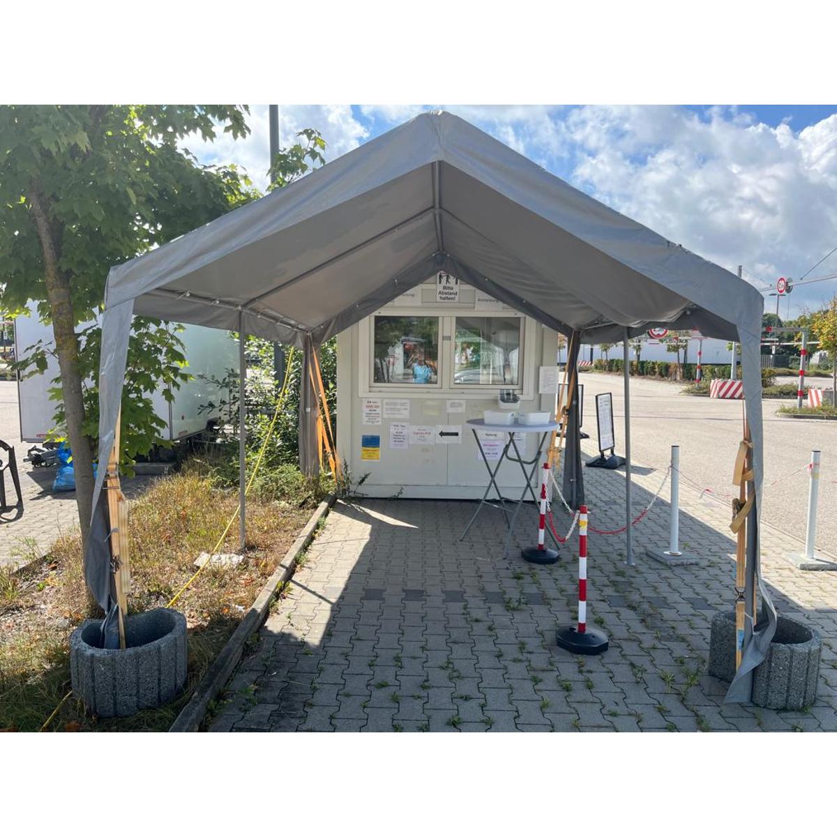 Covid-Bayern Teststelle Denkendorf, REWE NOWAK PARKPLATZ, Alemannenstraße 6 in Denkendorf