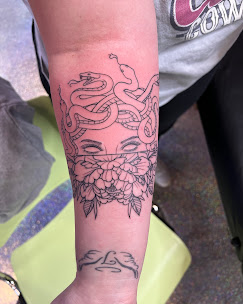 Branded Bear Tattoo Image