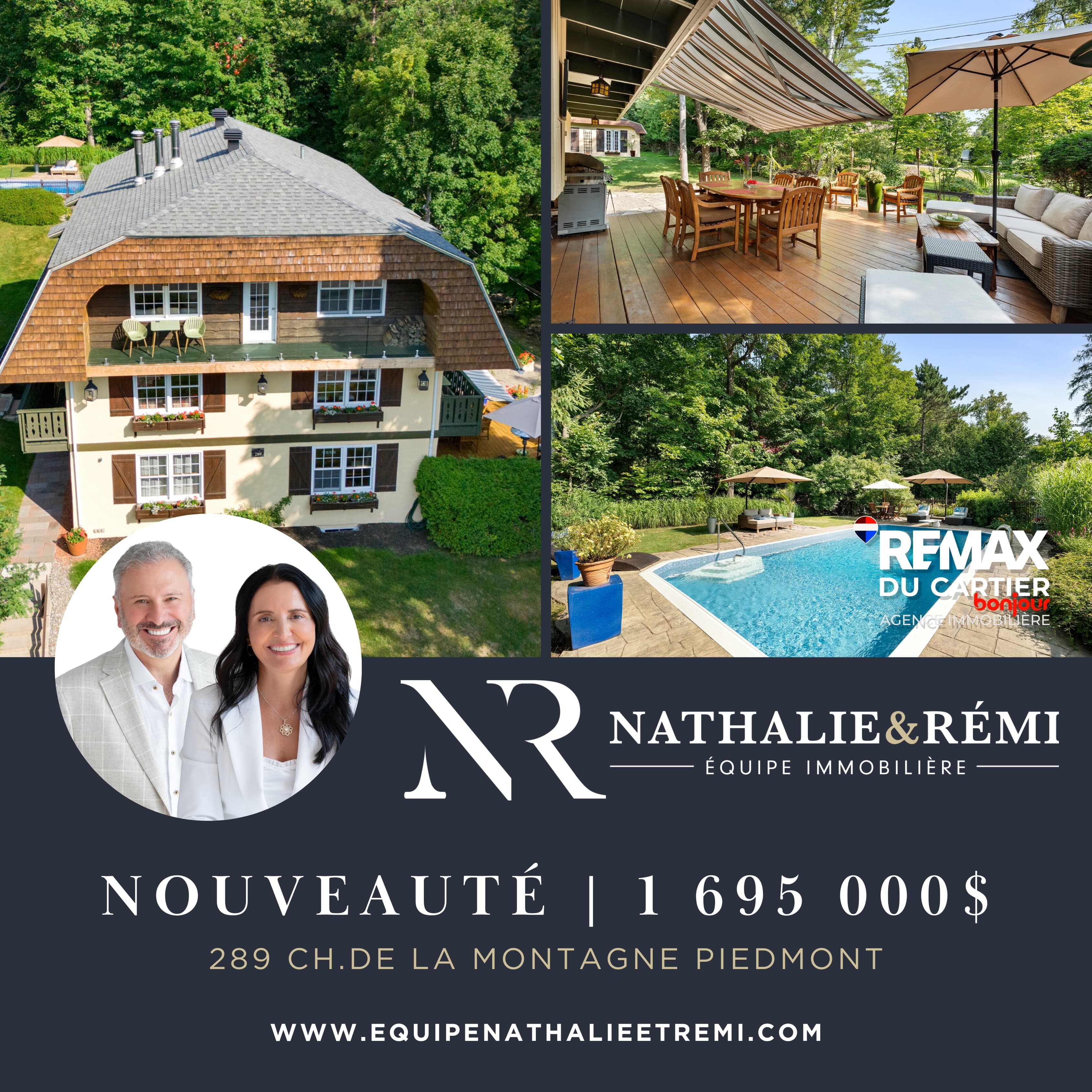Images Nathalie & Rémi Équipe Immobilière RE/MAX DU CARTIER BONJOUR - Courtier immobilier Saint-Sauveur