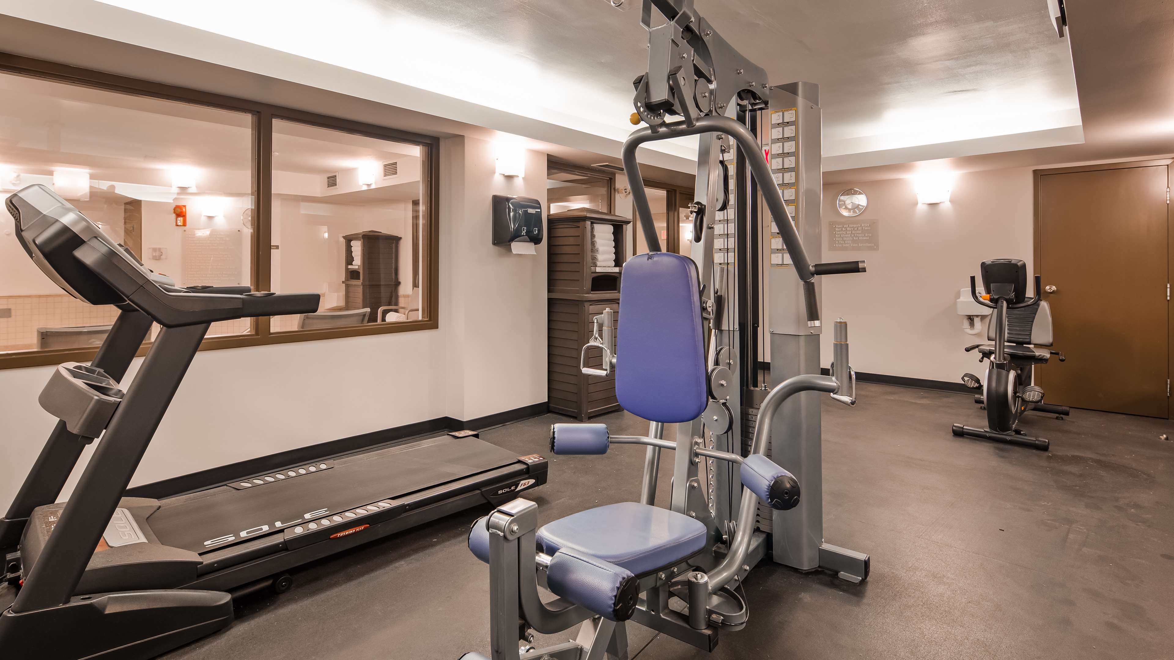 Best Western Airdrie in Airdrie: Fitness Center is located on the Lower Level near Hot Tub and Guest Laundry.