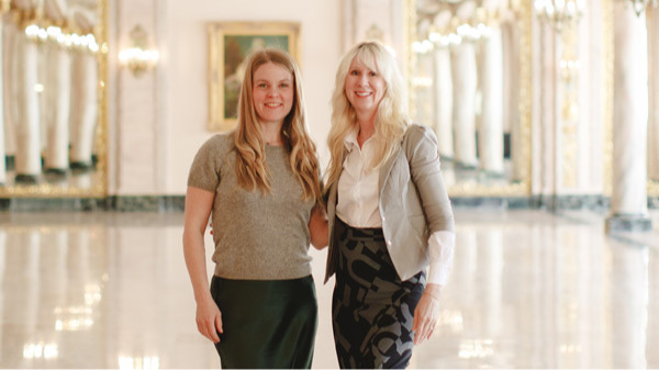 Dr. BreAnna Guan and Dr. Lisa Hanner-Robinson standing together.