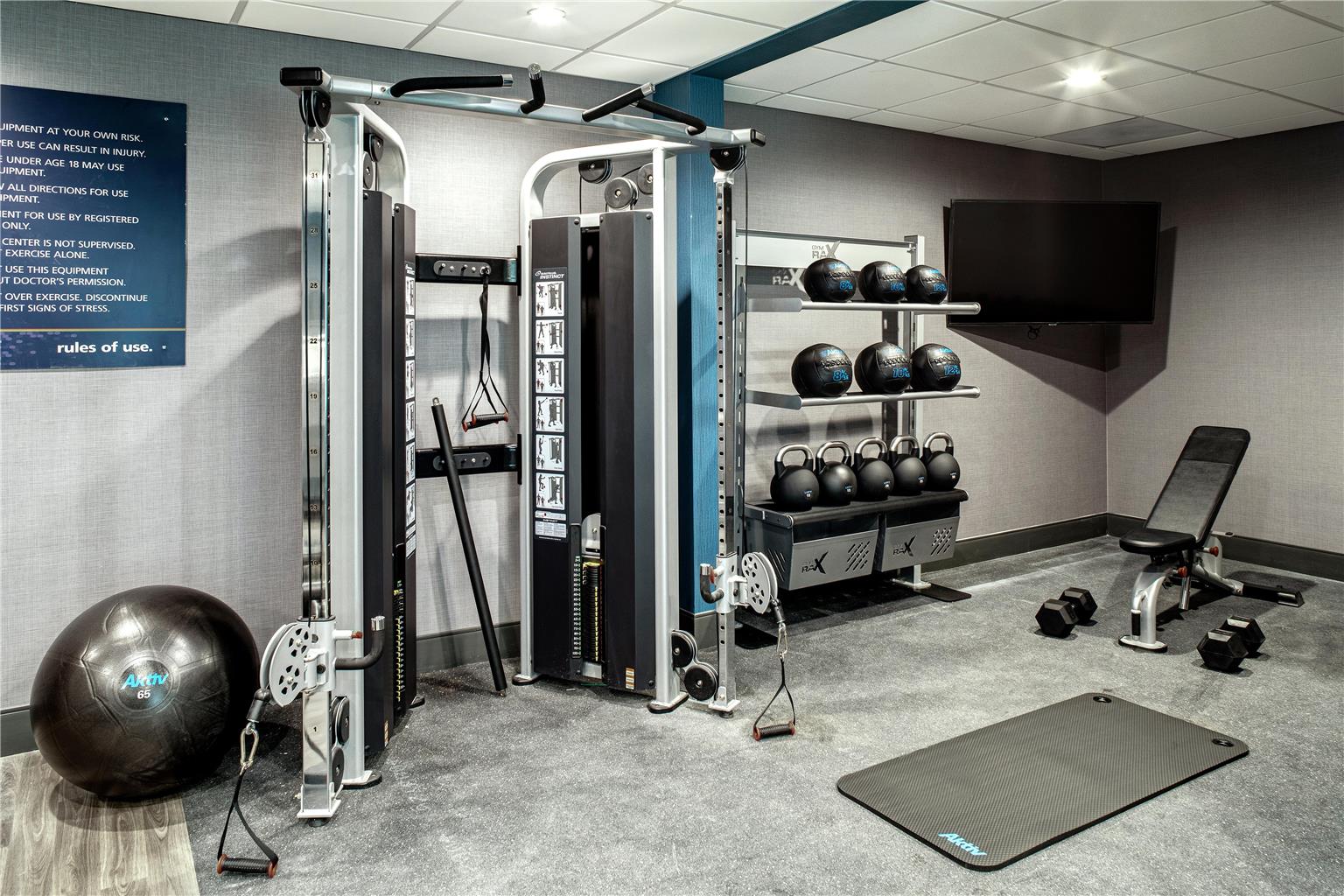 Health club  fitness center  gym 