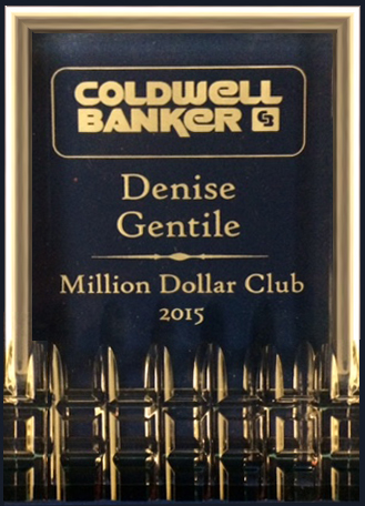 Denise Gentile with Coldwell Banker Associate Brokers Realty in Menifee CA received in 2015 the 