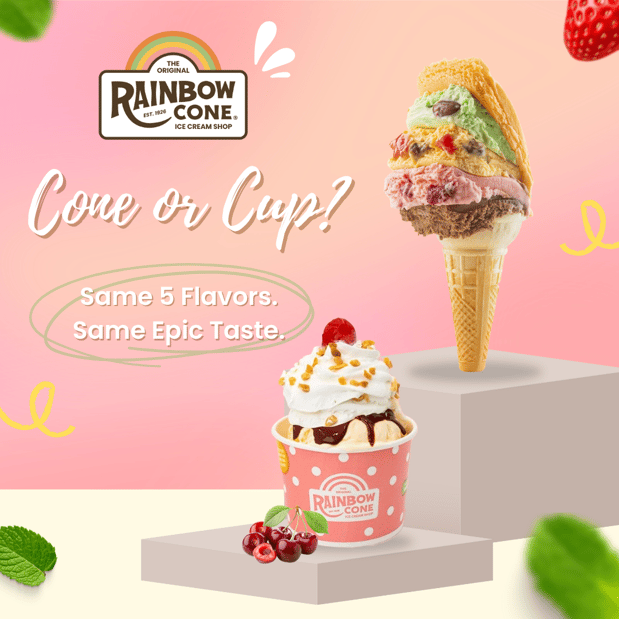 Images The Original Rainbow Cone - Cypress