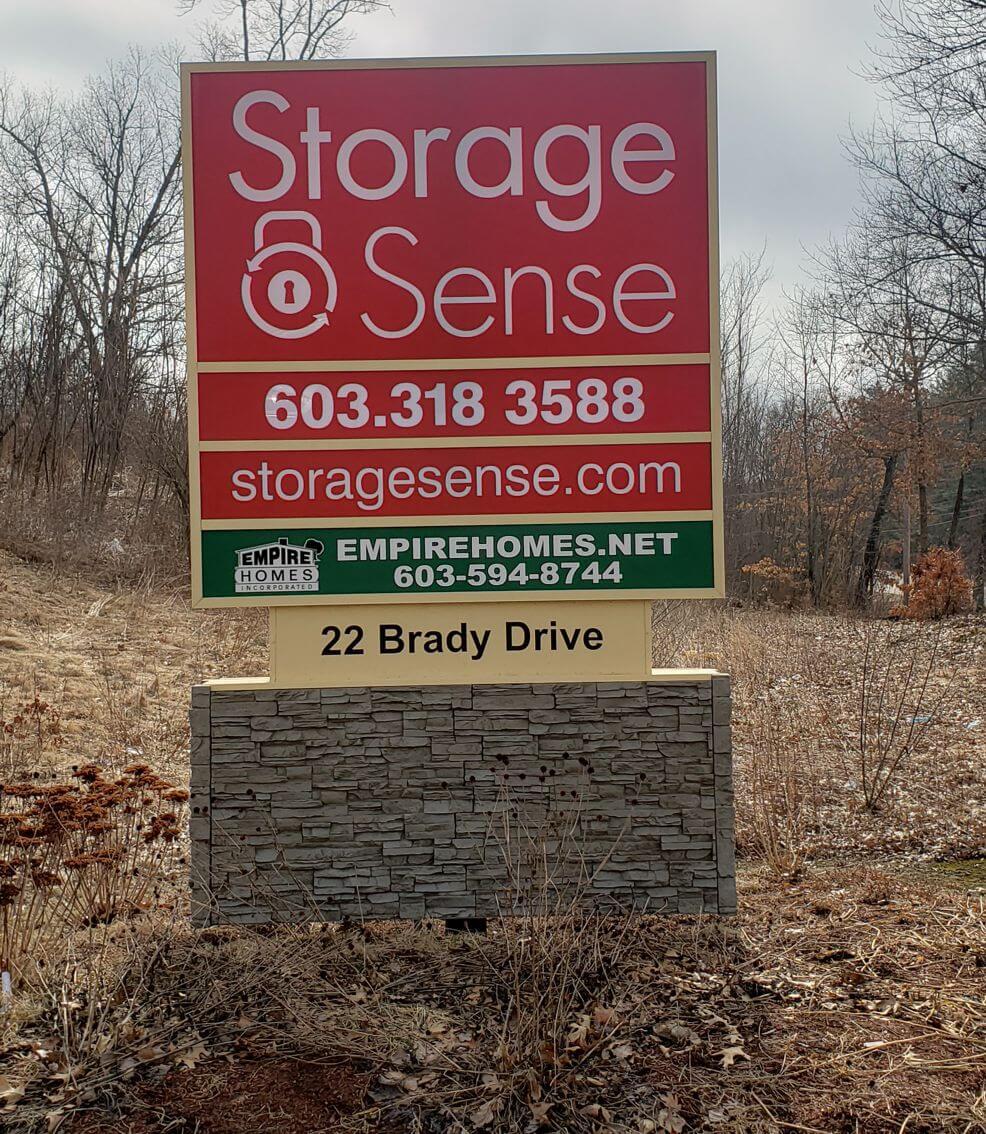 Exterior Signage at Storage Sense in Hudson
