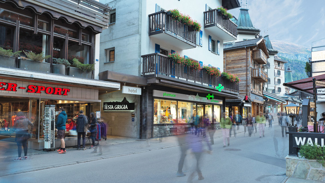 Hotel Testa Grigia, Bahnhofstrasse 21 in Zermatt