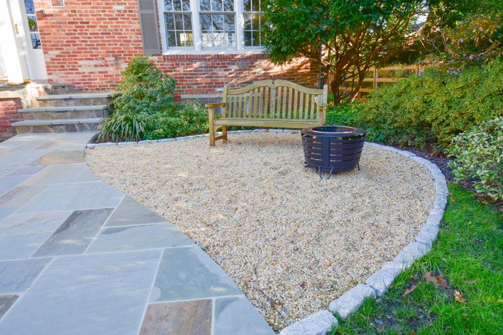 Patio and Gravel