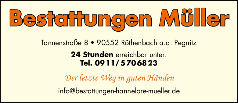Bilder Bestattungen Müller