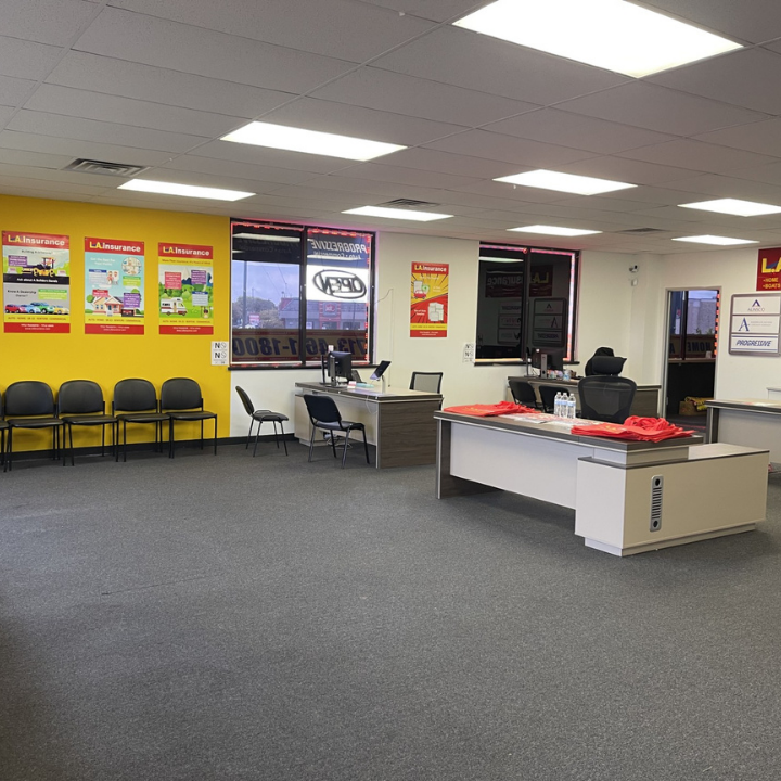 Interior of the L.A. Insurance Agency located at 4018 Fairmont Pkwy in TX