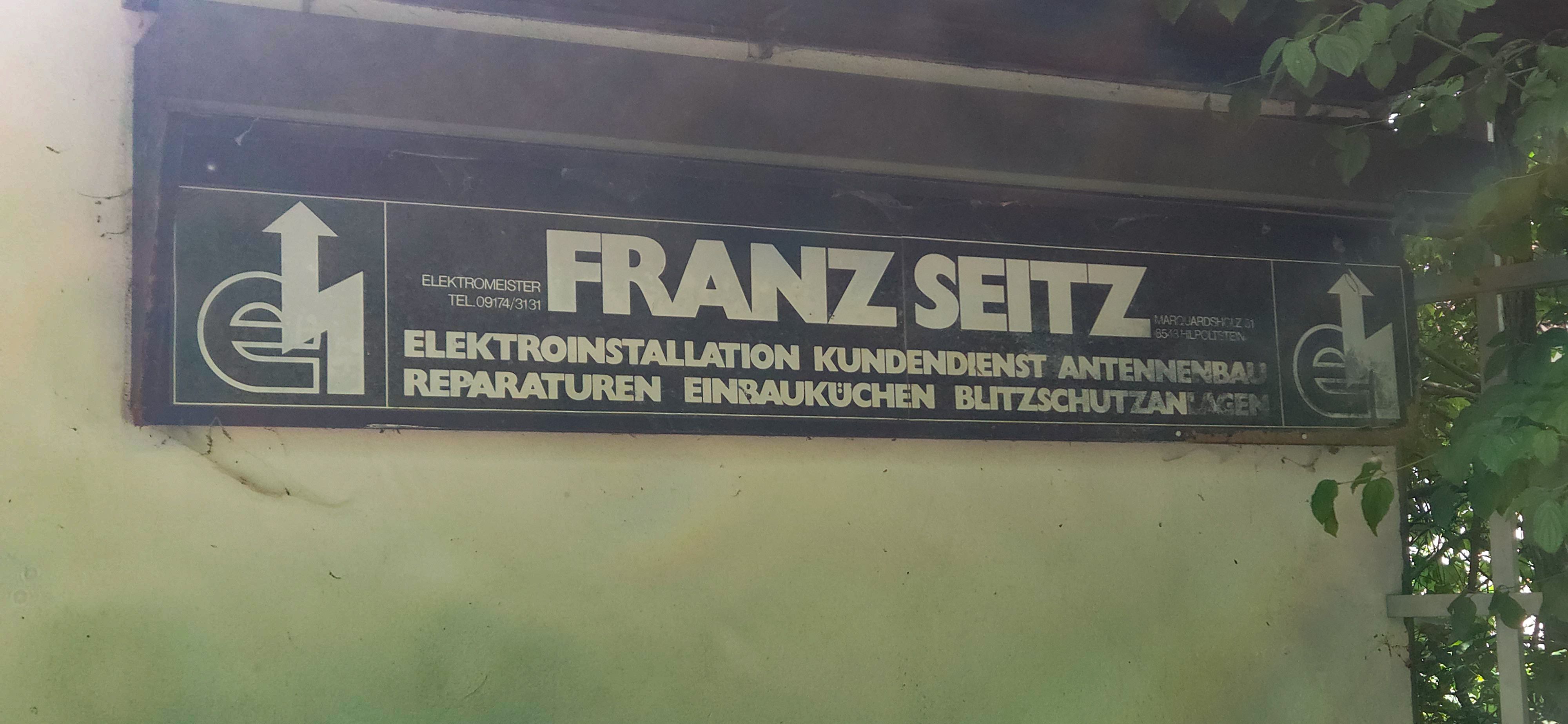 Seitz Franz Elektrogeschäft, Marquardsholz G 6 in Hilpoltstein