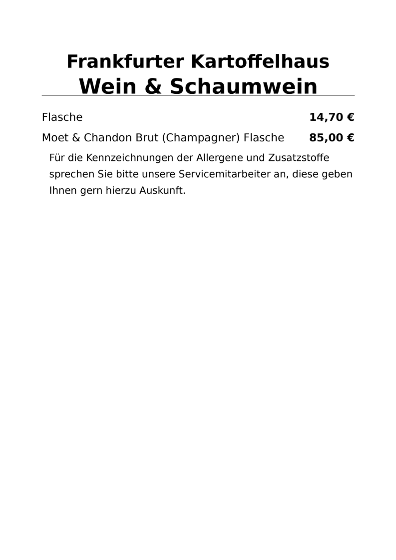 Bild 7 Frankfurter Kartoffelhaus - Das Restaurant in Frankfurt (Oder) in Frankfurt Oder