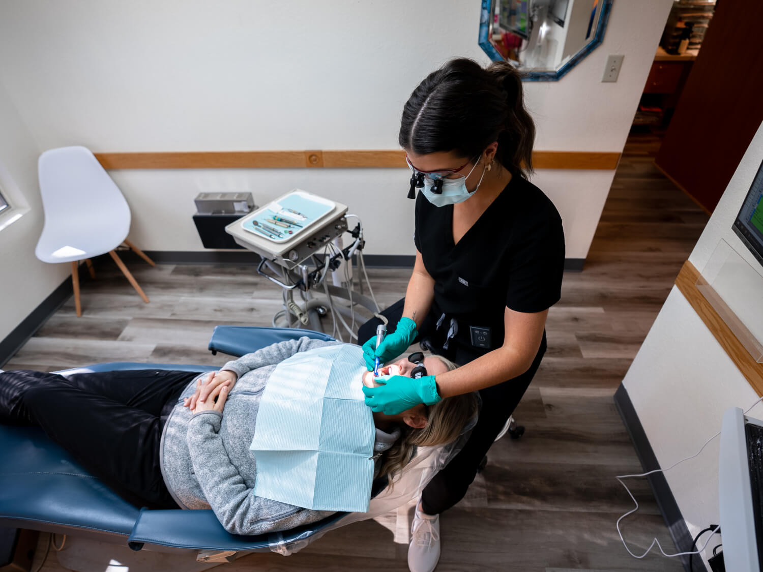 A Street Dental Grants Pass - Dentist Treating Patient