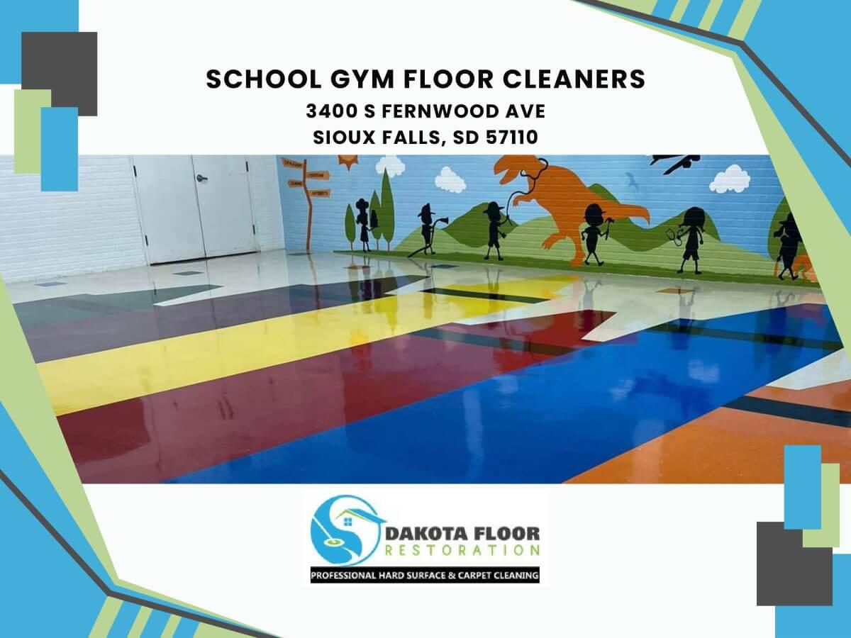 school gym floor cleaners