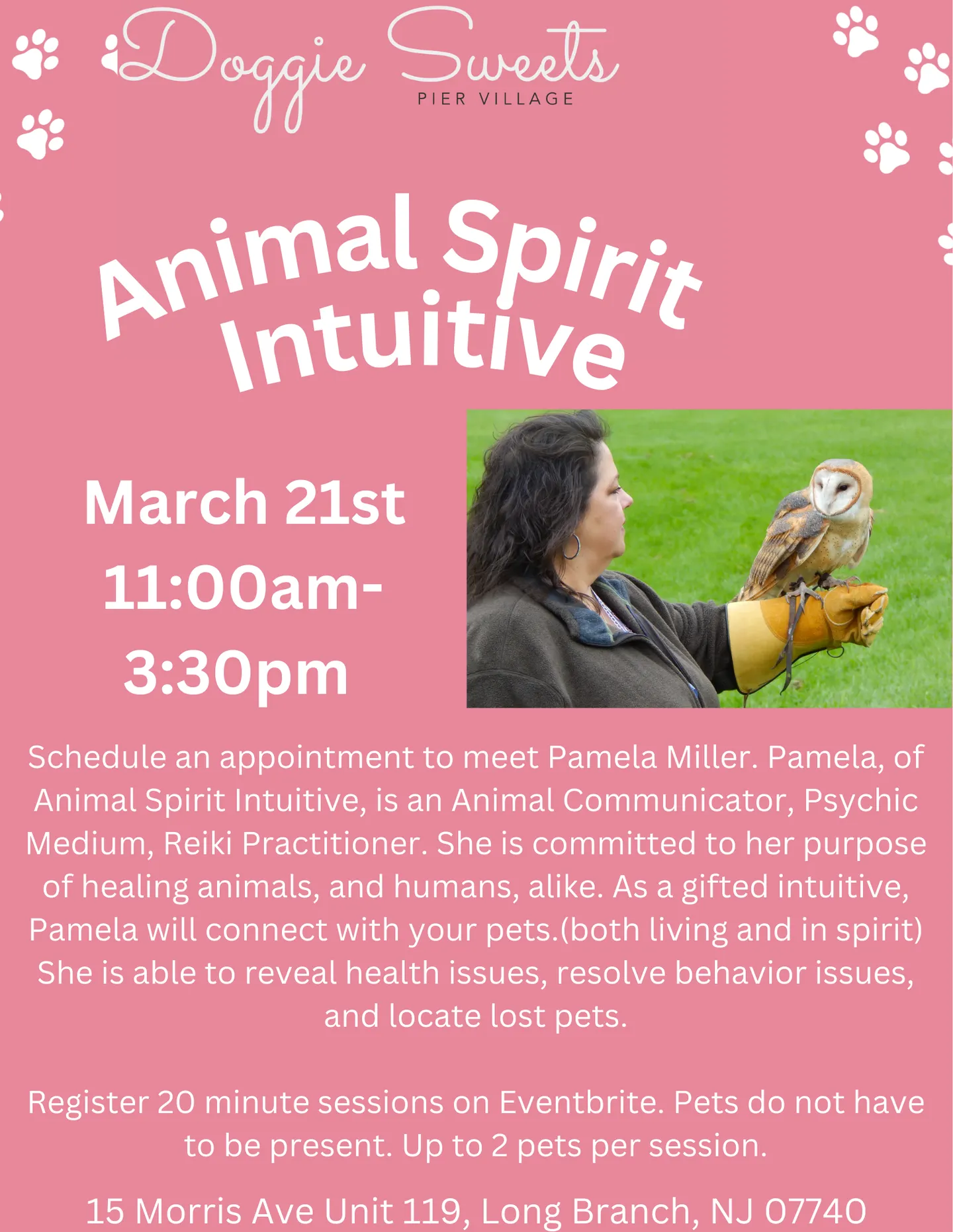 Image of Local Pet Event CAFE EVENT:  Animal Intuitive Nearby
