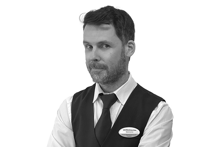 James McNeely, Ophthalmic Director in our Upton Sainsbury's store