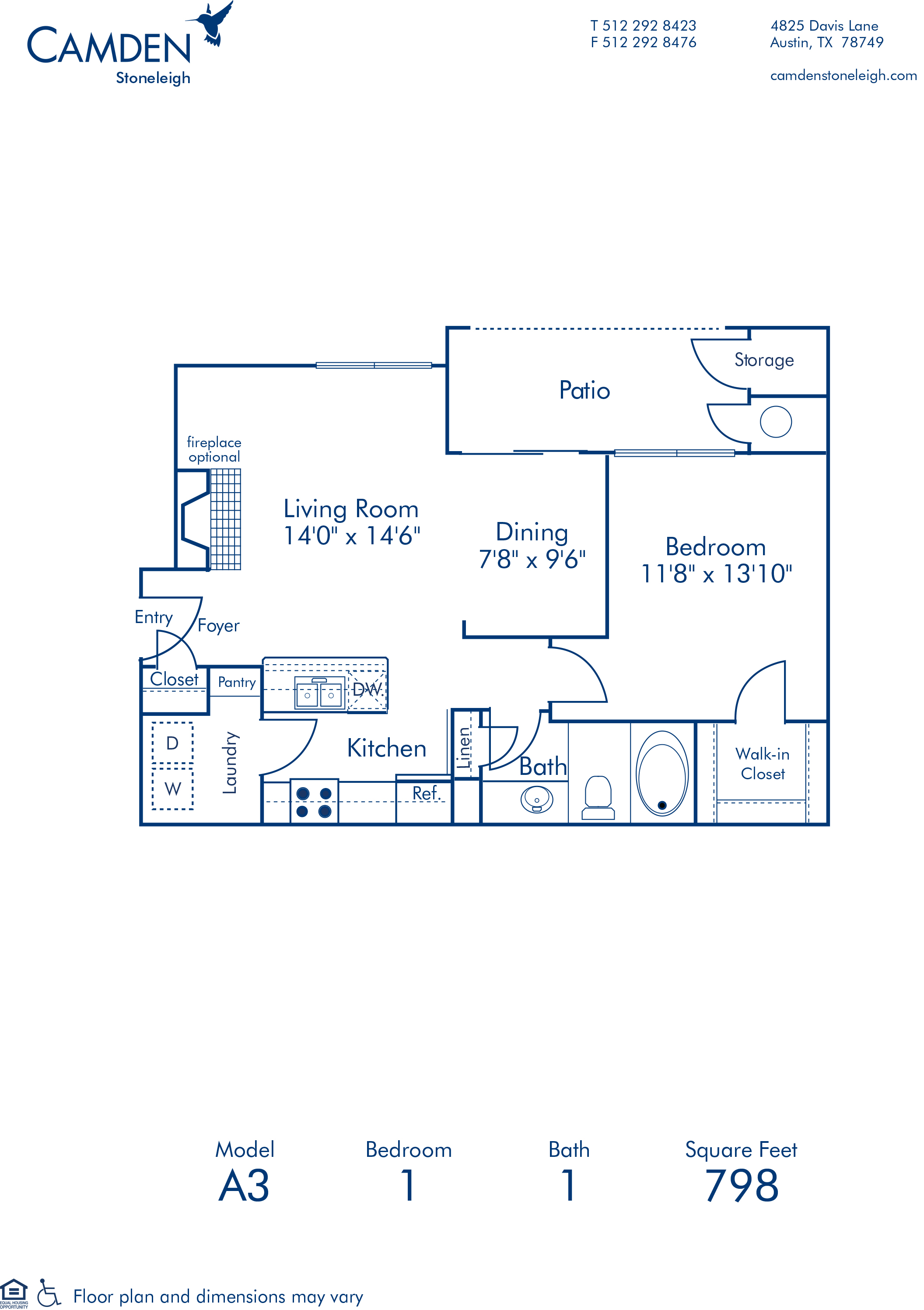 Camden Stoneleigh Apartments Photo