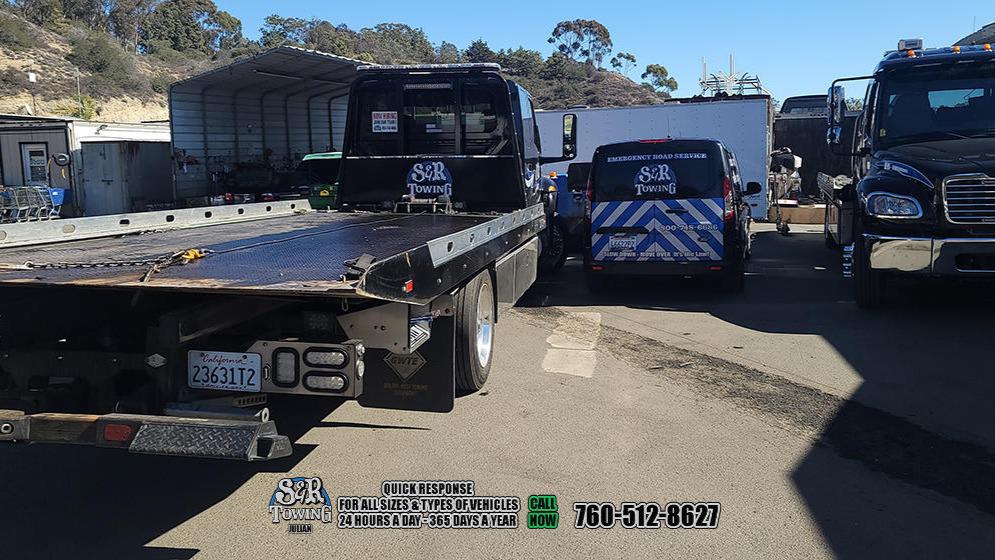 Our fleet of trucks and highly trained operators are ready to go 24/7 give us a call and let us put your mind at ease. S & R Towing Inc - 3568 CA-78, Julian, CA 92036 - Call us at 760-547-1719