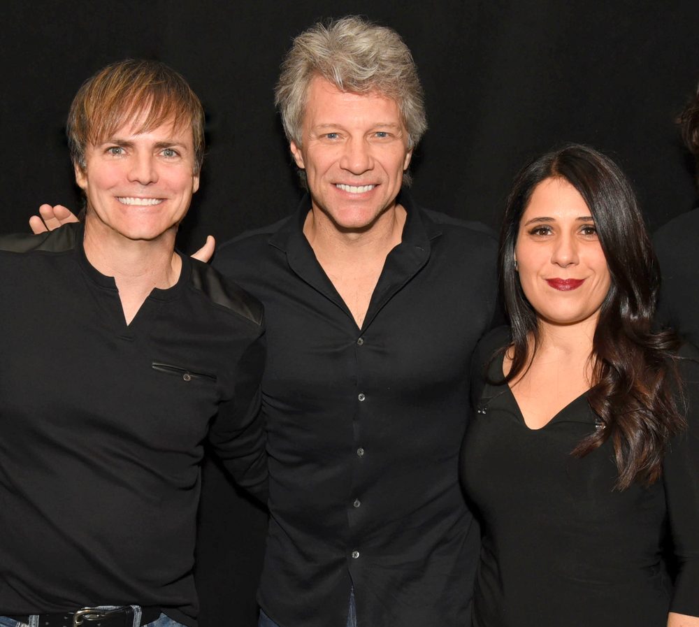 Chris Green, Jon Bon Jovi and Patty Da Silva having a great night out!