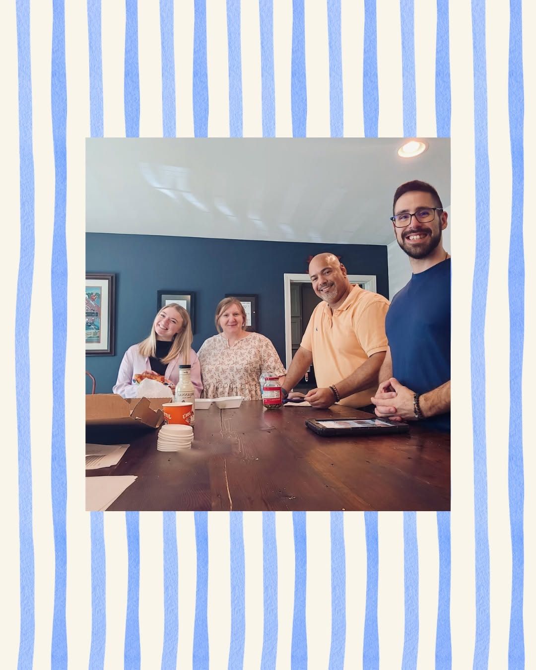 Even with the office being short staffed, we still managed to squeeze in a great team lunch!