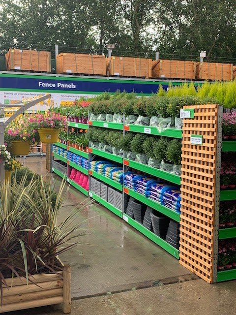 B&M's brand new store in Huntingdon boasts an extensive Garden Centre range; everything from fencing and aggregate, to planters and sheds.
