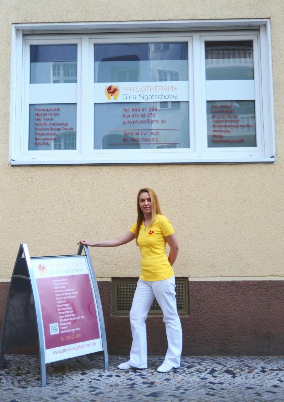 PHYSIOTHERAPIE Gina Sigatschowa, Steifensandstraße 3 in Berlin