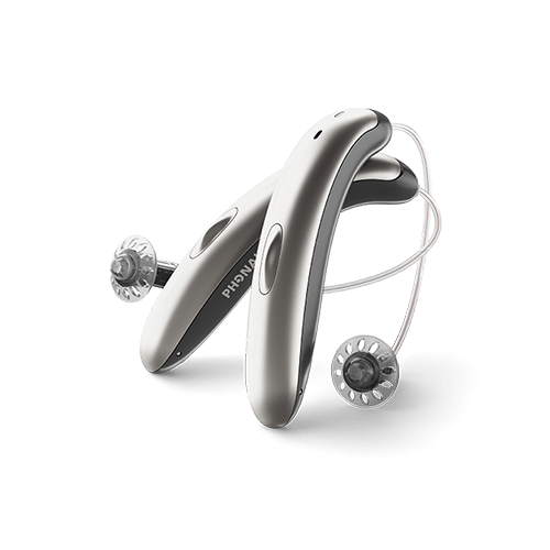 Image of Phonak Slim hearing aids.
