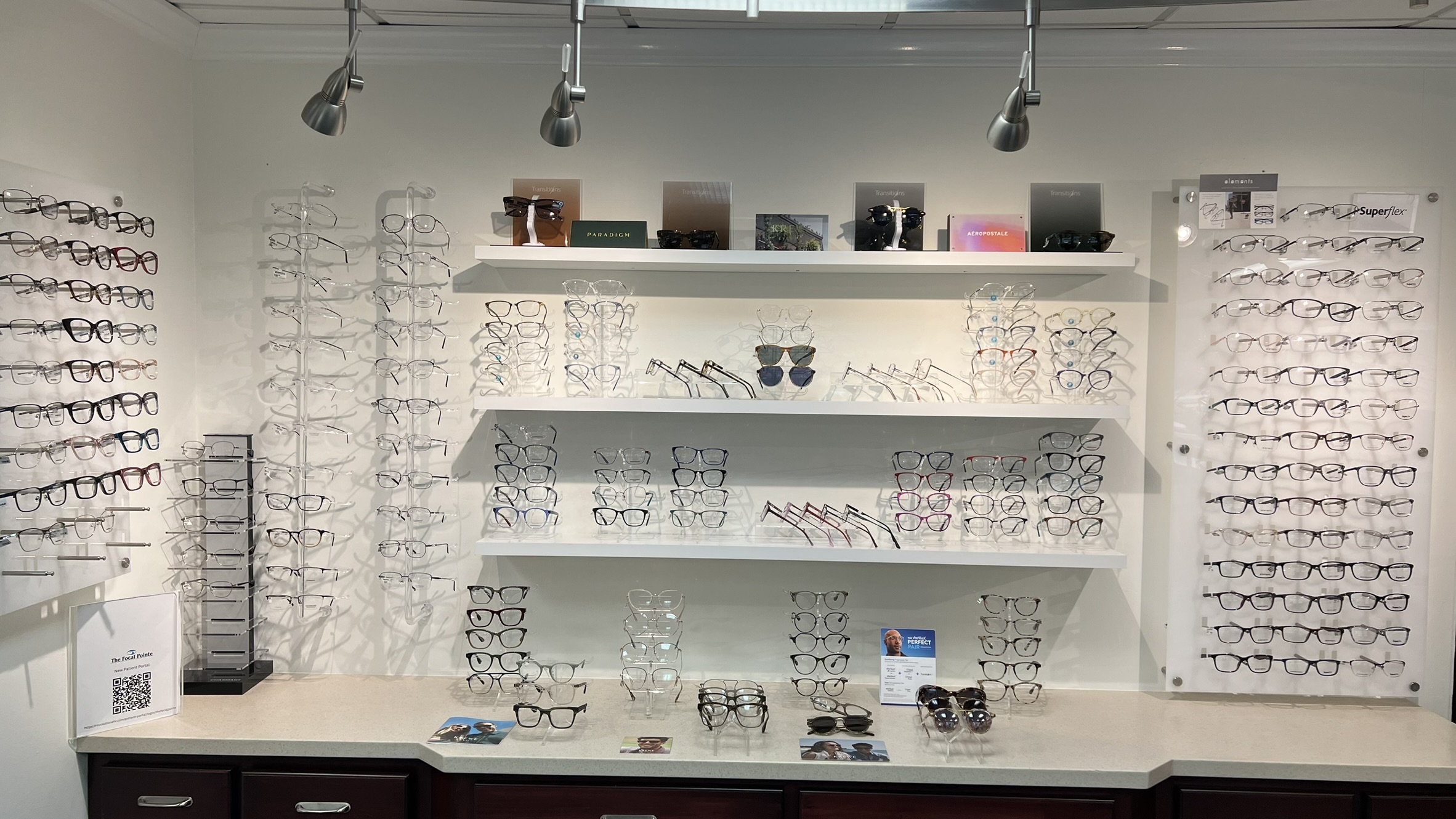 Eyeglass frame display