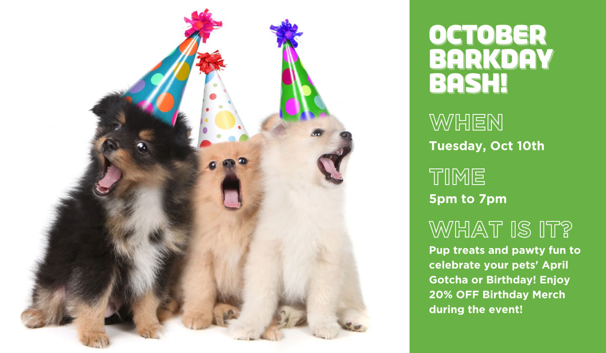 Image of Local Pet Event October Birthday & Gotcha Day Party! Nearby