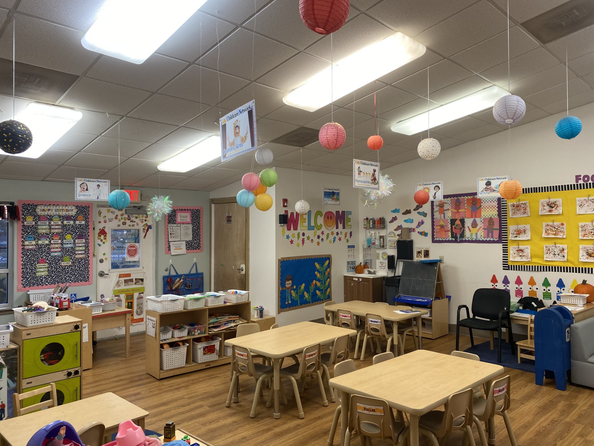 A fun, interactive classroom where Pre-K children explore, create, and learn through guided activities that foster independence, problem-solving, and friendships.