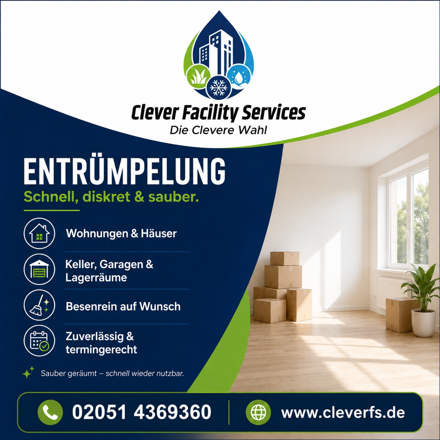 Clever Facility Services, Hofer Heide 7 in Velbert