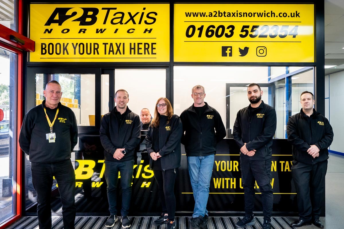 Some of the A2b Taxis Team