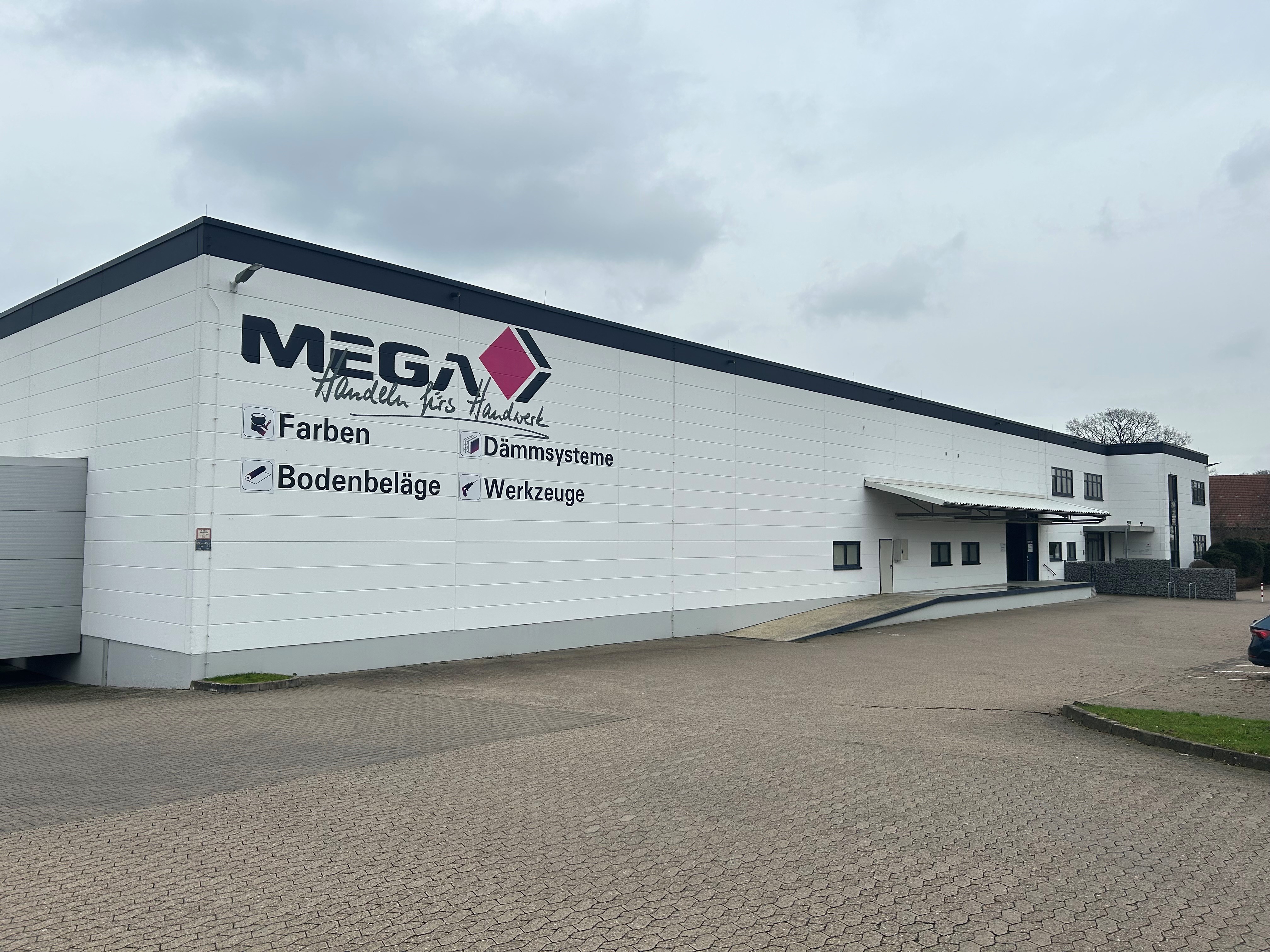 Standortbild MEGA eG Bielefeld, Großhandel für Maler, Bodenleger und Stuckateure