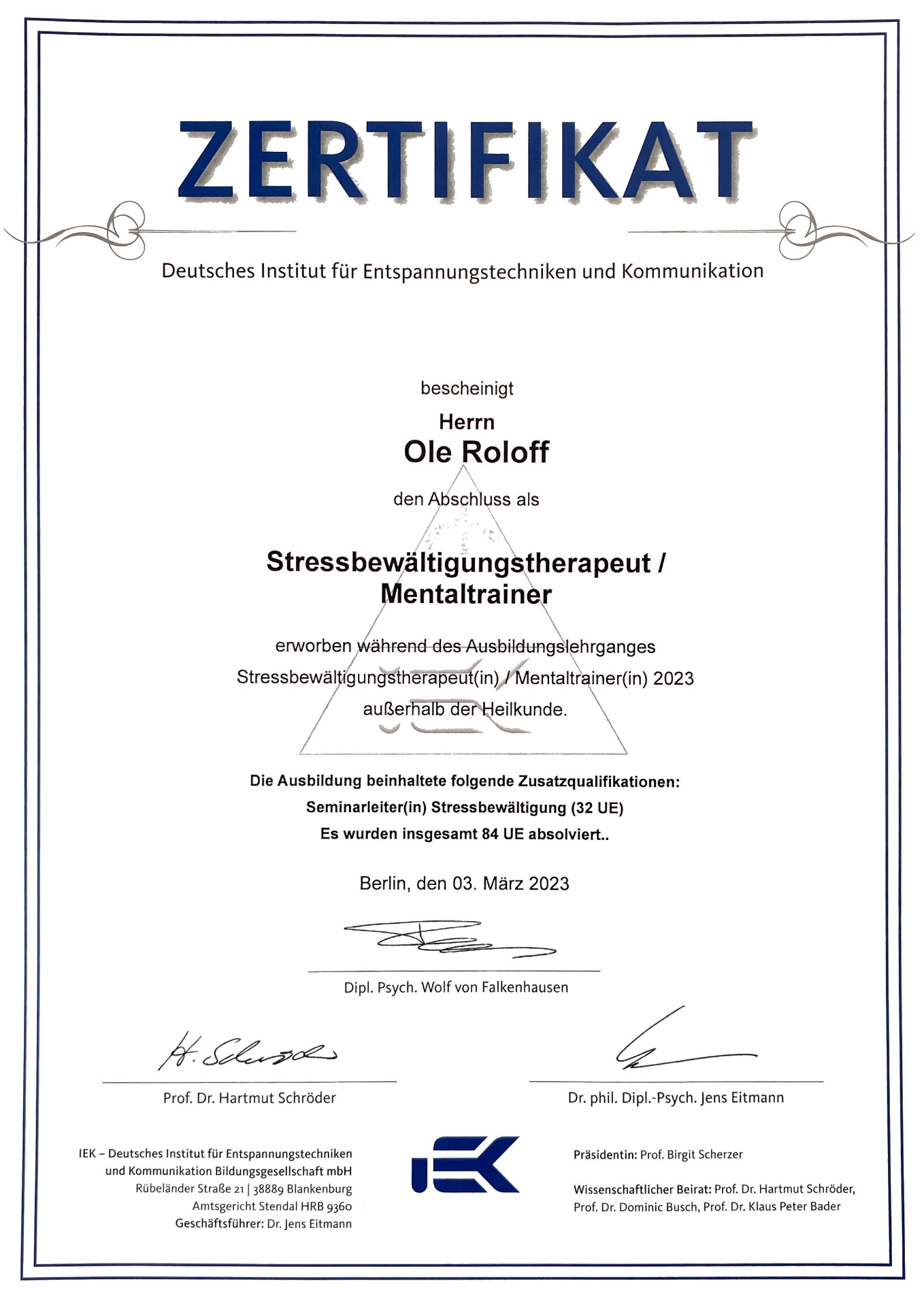 Bild 3 Hypnotherapie, Stress- und Selbstwert-Coaching | Ole Roloff in Berlin