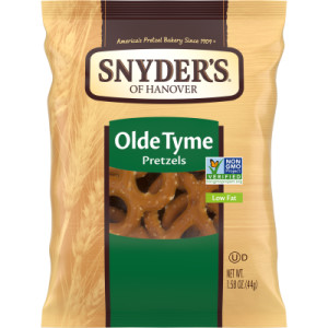 Snyder's of Hanover, Olde Tyme Pretzels, 1.58 Oz Snack Pack featured image