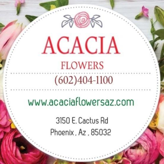 Acacia Flowers Logo