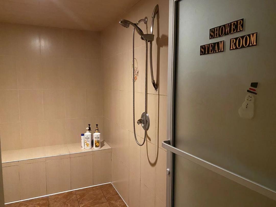 A Shower is available, after a long day working  before a massage  or after a massage