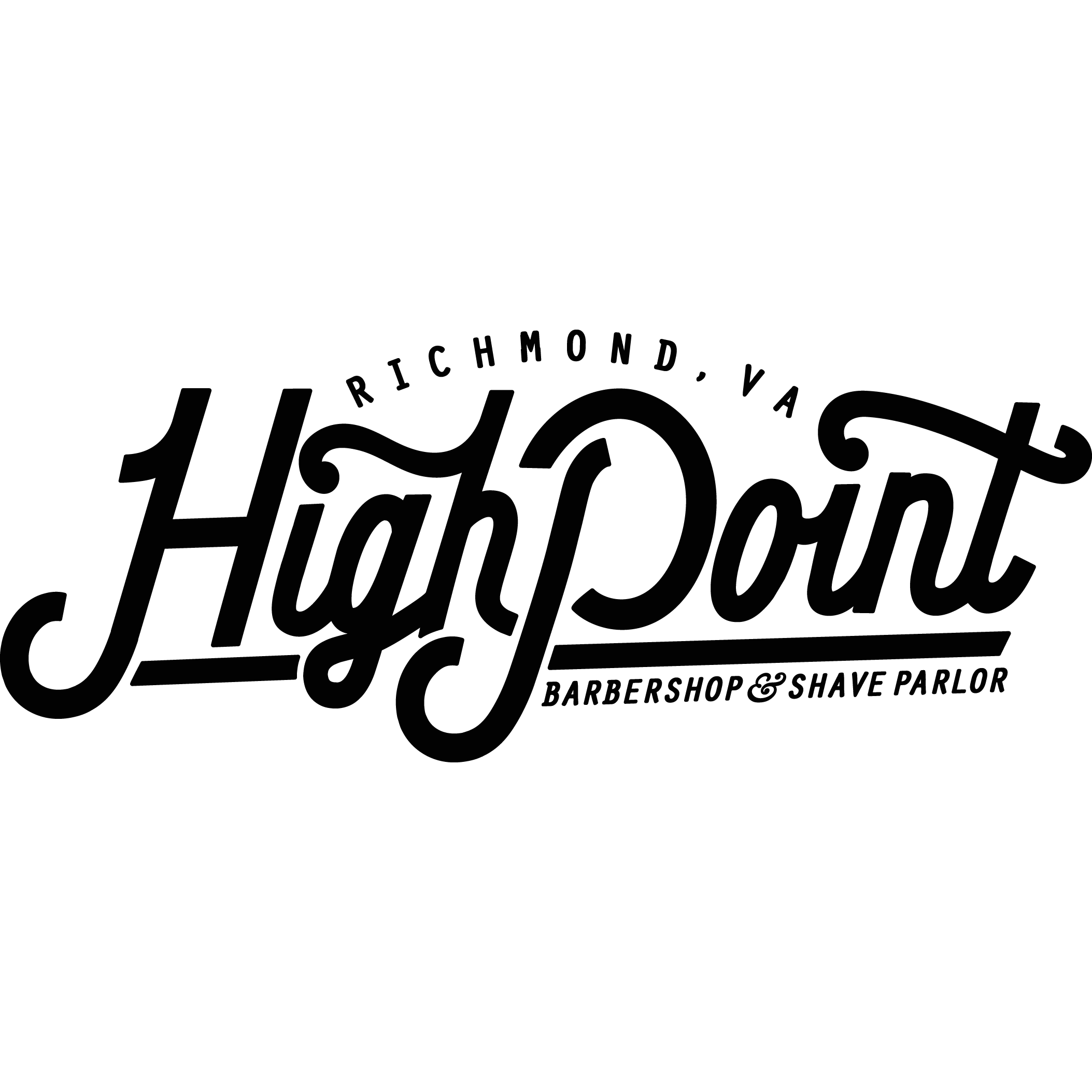 High Point Barbershop- West End Logo