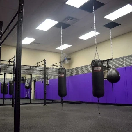 Train with purpose at Brick Bodies Reisterstown. Our functional training zone features heavy bags, CrossFit-style equipment, and open training space — the best gym near Reisterstown, MD for strength and high-intensity workouts.