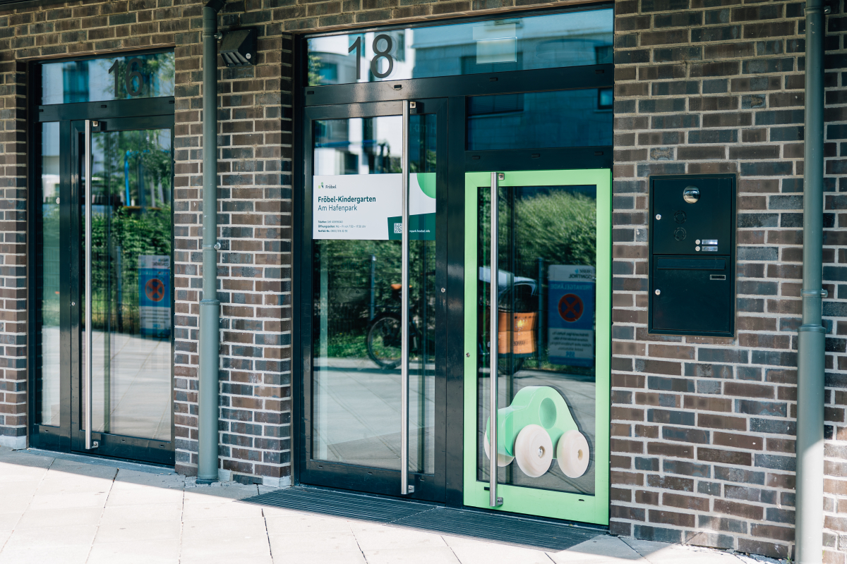 Fröbel-Kindergarten am Hafenpark, Honsellstraße 18 in Frankfurt am Main