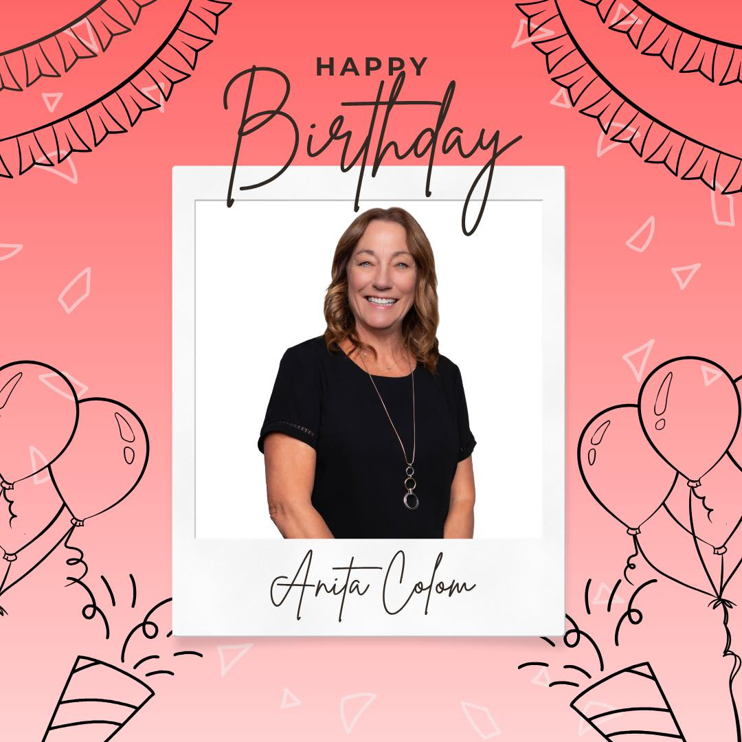 Happy Birthday Anita! We are so blessed to have you on our team and hope you have an amazing day. Cheers to many more birthdays!