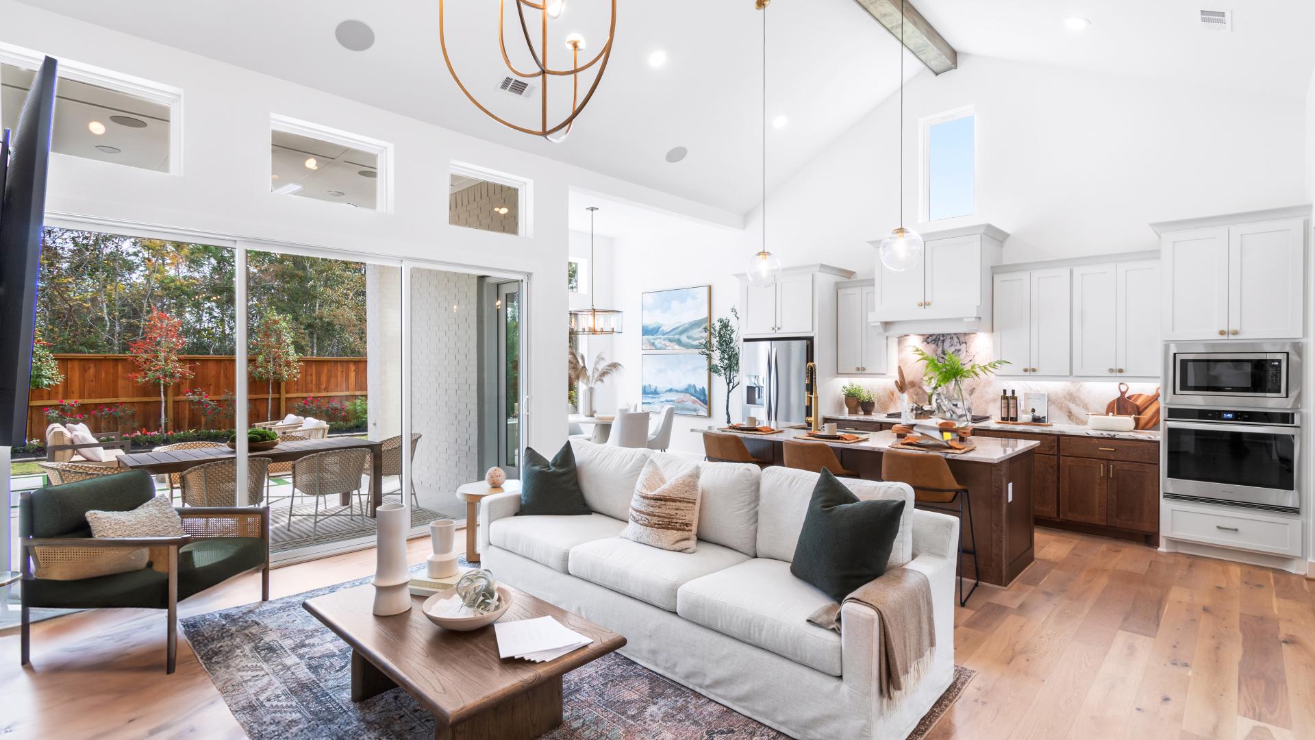 Open-concept great rooms ideal for entertaining