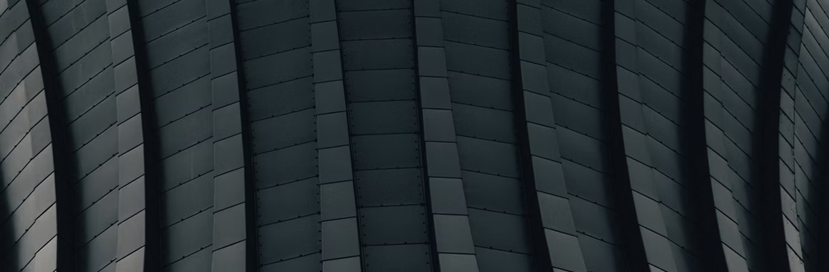 Curved architectural details.