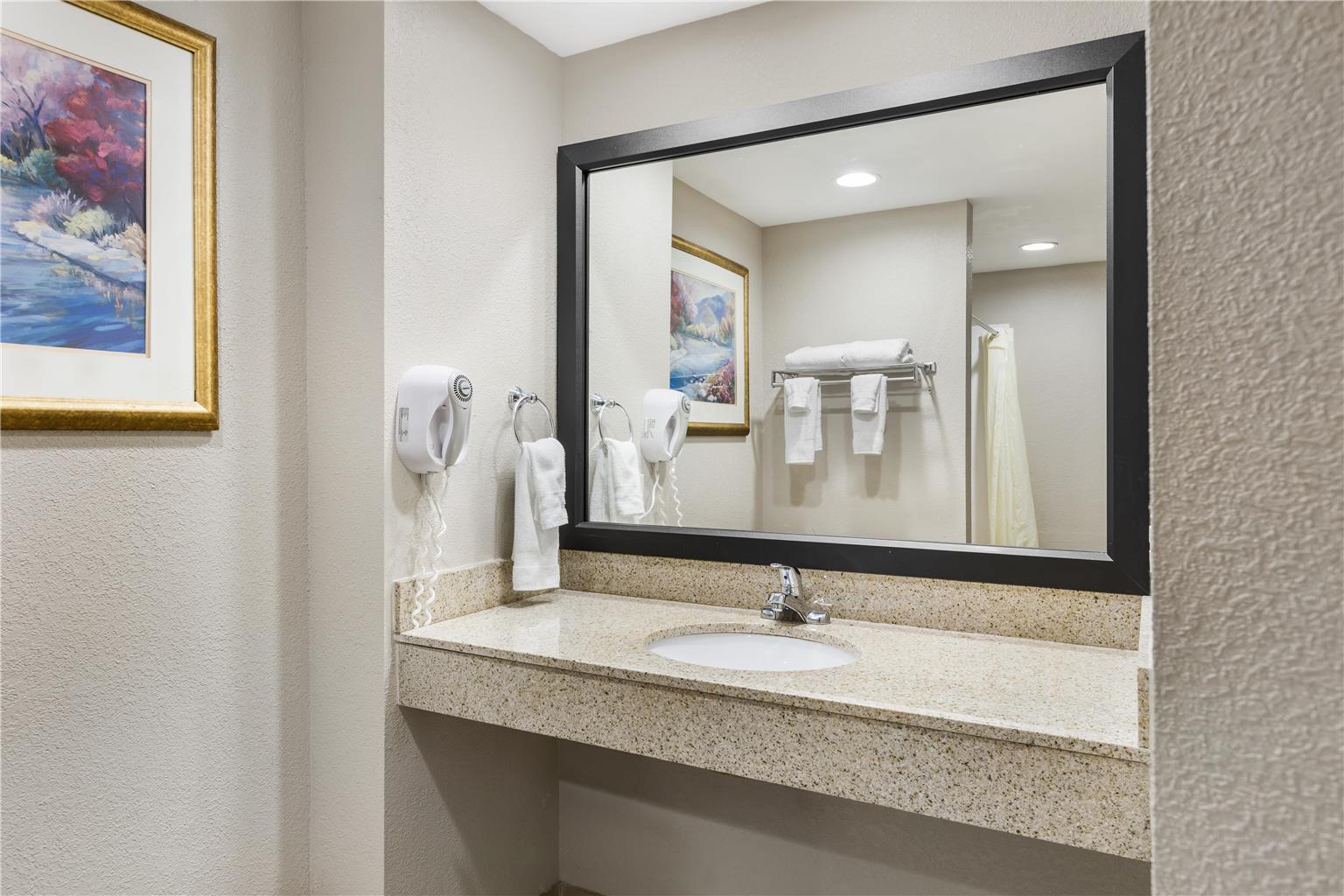 ADA King - Shower Bathroom