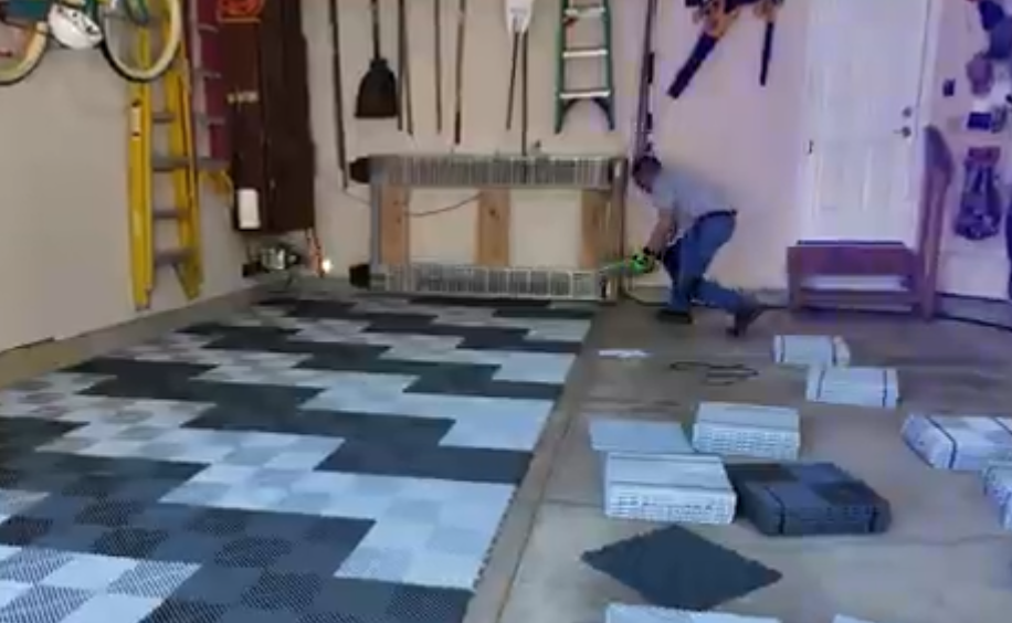 Swisstrax Flooring is more durable than epoxy, and looks better than paint. It's rugged and versatil 